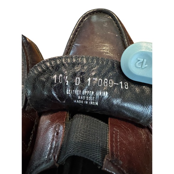 Florsheim Mens Dark Brown Leather Classic Penny Loafer Shoes Size 10.5‎ D main image 11